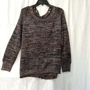 Pullover. Metallic, multicolor